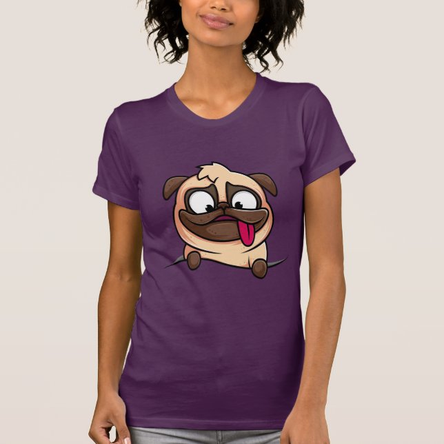 T-shirt Belle puggy (Devant)