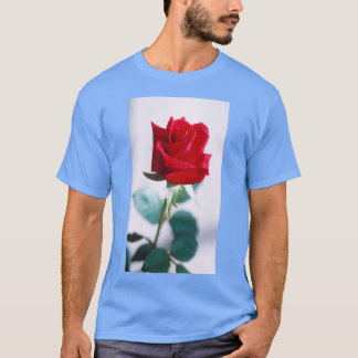 T-shirt Belle Rose Rouge