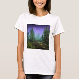 T-shirt Belle scène de nature au clair de lune