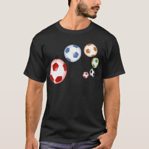 T-shirt Belle série de ballons de football