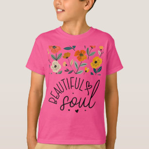 T-shirt Belle Soul Floral Graphisme design Inspirationnel