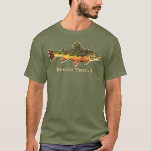 T-shirt Belle truite de Brook qui pêche pour lui