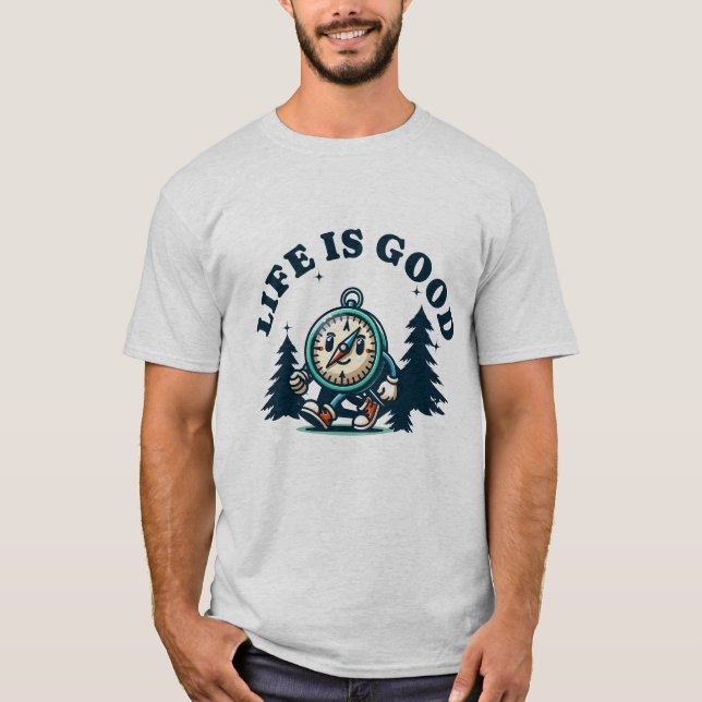 t-shirt Belle vie est bonne  (Devant)