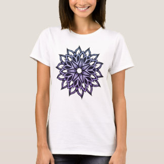 T-shirt Belle Violette Abstraite