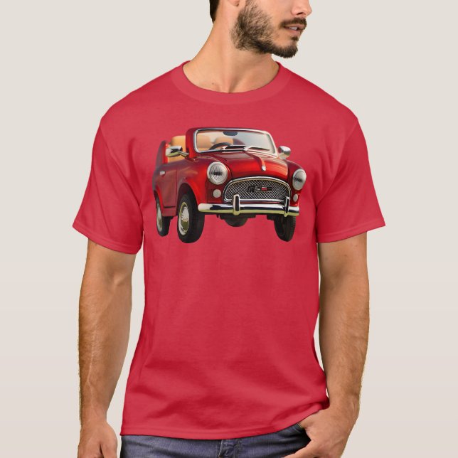 T-shirt Belle voiture rétro (Devant)