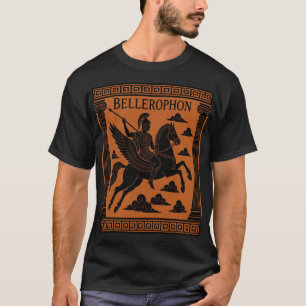 T-shirt Bellerophon et Pégase Art de la mythologie grecque