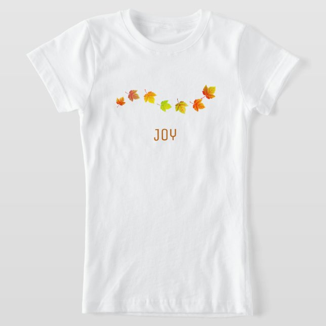 T-Shirt Belles feuilles d'automne  (Poser)