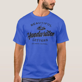 T-shirt Belles Lettres manuscrites
