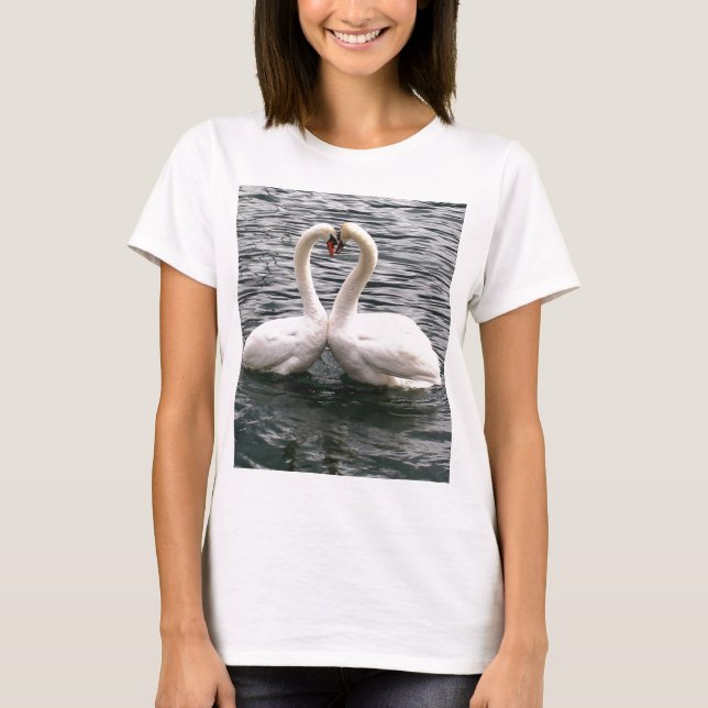 T-shirt Belles paires de cygne (Devant)