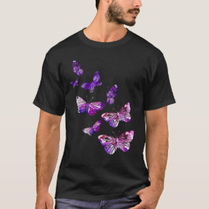 T-shirt Belles papillons papillons papillons papillons pou