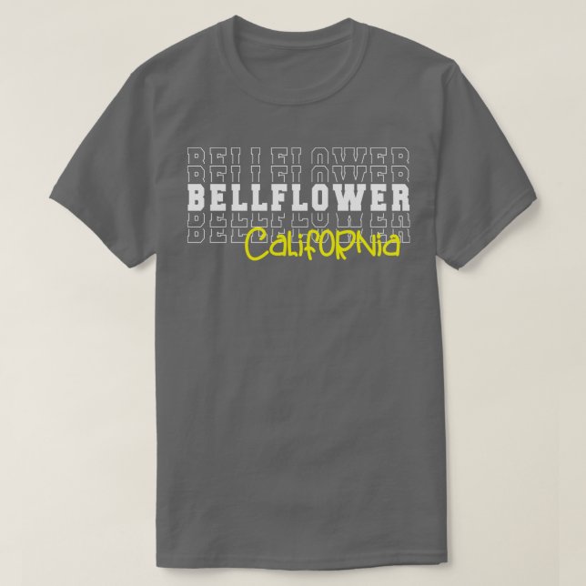 T-shirt Bellflower city Californie Bellflower CA (Design devant)