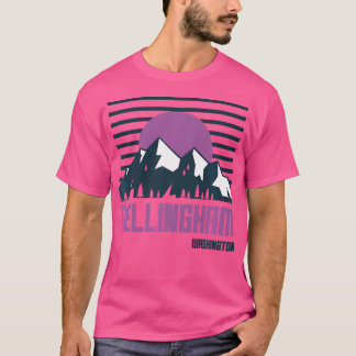 T-shirt Bellingham Montagnes Vintages Randonnée Camp Washi