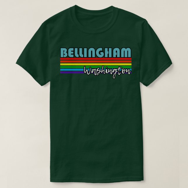 T-shirt Bellingham Washington Pride Bellingham LGBT Cadeau (Design devant)