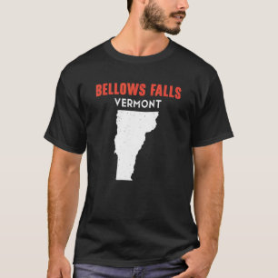 T-shirt Bellows Falls Vermont USA State America Travel Ver