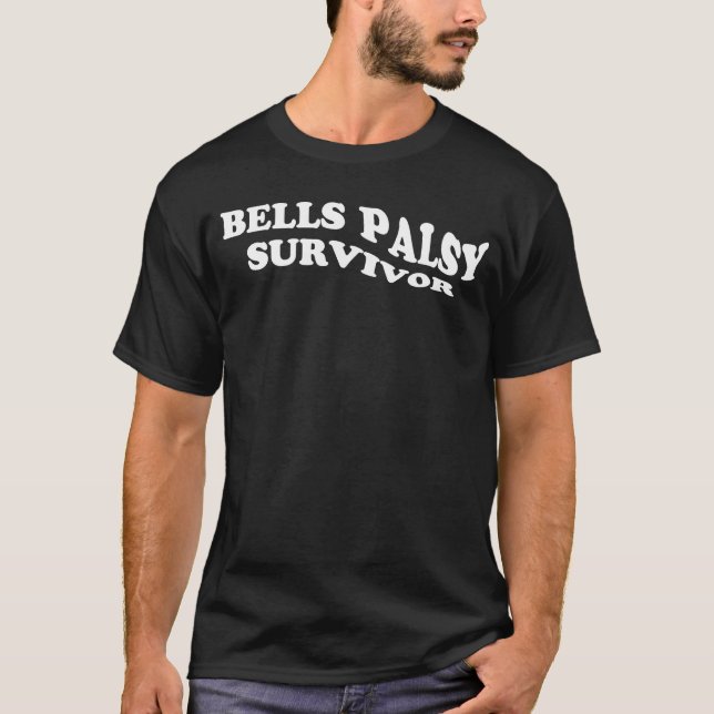T-shirt Bells Palsy Survivante Paralyse faciale (Devant)
