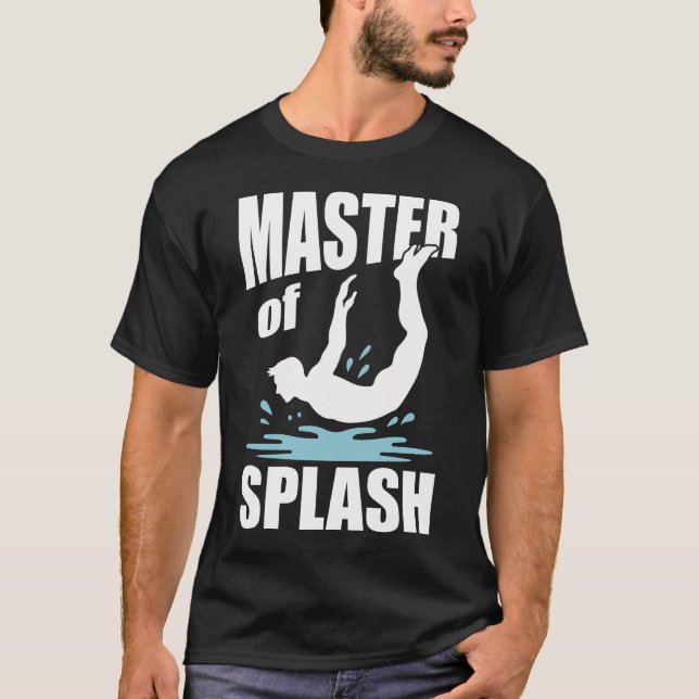 T-shirt Bellyflop Maître de Splash Belly Flop (Devant)