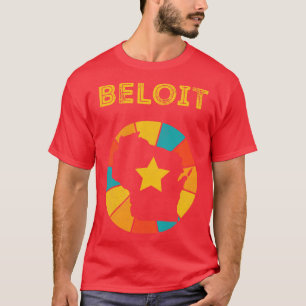 T-shirt Beloit Wisconsin Souvenir Vintage désorganisé 1