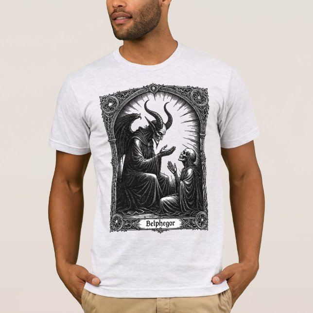 T-shirt Belphégor le visionnaire de l'Ars Goetia (Devant)