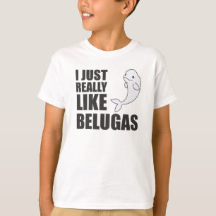 T-shirt Béluga Baleine Animaux mignons Pour Enfants