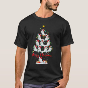 T-shirt Beluga Baleines Noël Éclairage Beluga Baleines Noë