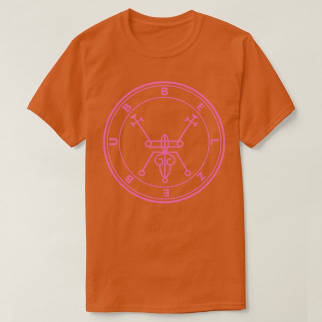 T-shirt Belzebub Sigil manifeste l'apparition des démons (Design devant)