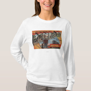 T-shirt Bemidji, Minnesota - grandes scènes de lettre