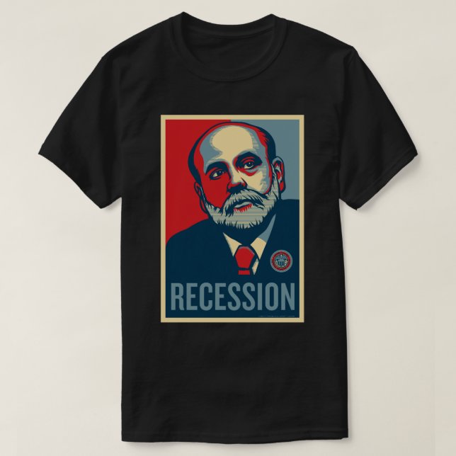T-shirt Ben Bernanke, président de la Réserve fédérale (Design devant)