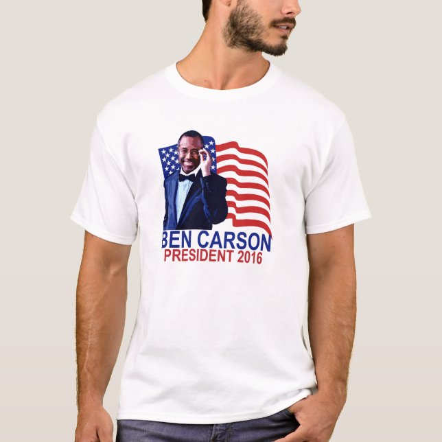 T-shirt BEN CARSON POUR le PRÉSIDENT 2016 tee - shirts (Devant)