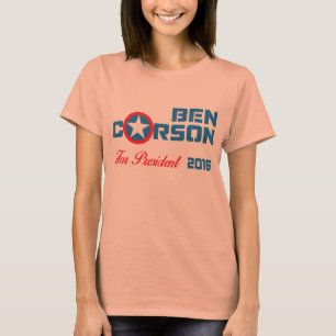 T-shirt Ben Carson Pour Président 2016