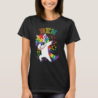 T-shirt Ben Dabbing Unicorn
