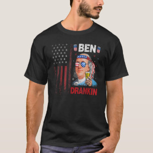 T-shirt Ben Drankin 4 juillet Benjamin Franklin Men Amer