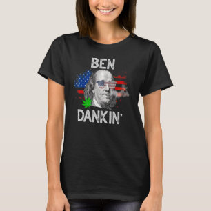 T-shirt Ben Drankin 4 juillet Benjamin Franklin Usa Fla