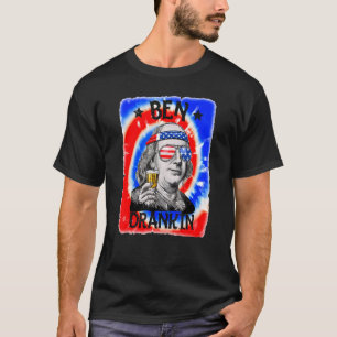 T-shirt Ben Drankin 4 juillet Fête de l'Indépendance Tie D