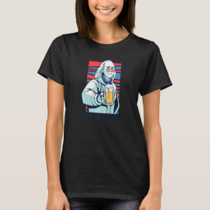 T-shirt Ben Drankin Boire Benjamin Franklin Mème Juillet