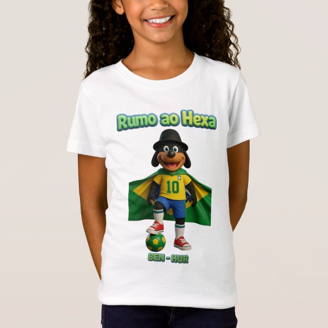 T-Shirt Ben-Hur Craque 10 com Capa da Bandeira (Devant)