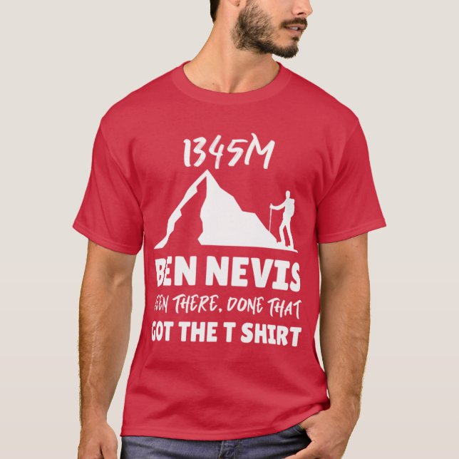 T-shirt Ben nevis retro (Devant)