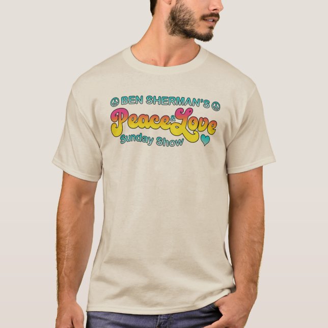 T-shirt Ben Sherman Peace Love Sunday (Devant)