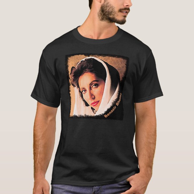 T-shirt Benazir Bhutto (Devant)