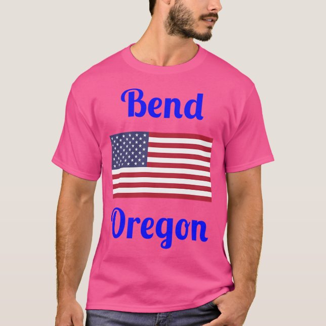 T-shirt Bend Oregon - Imprimantes stylish actives (Devant)