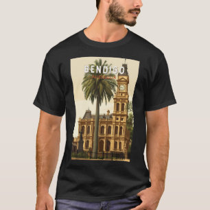 T-shirt Bendigo Australia Travel Art Vintage
