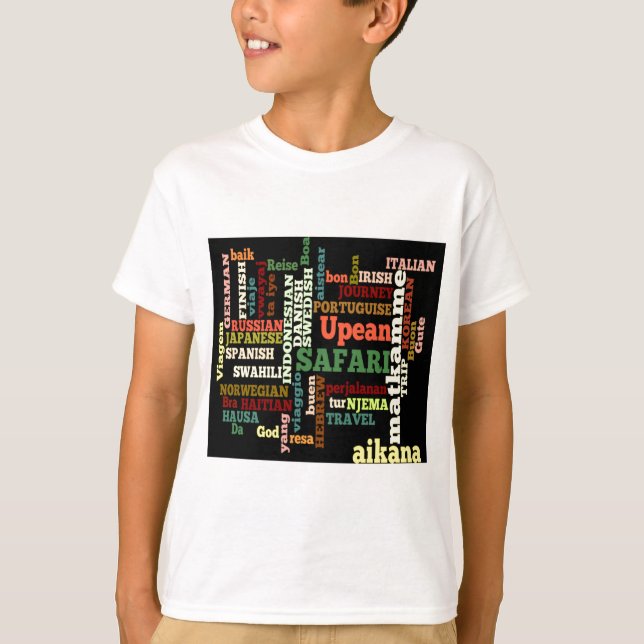 T-shirt Bénédiction de voyage internationale (Devant)
