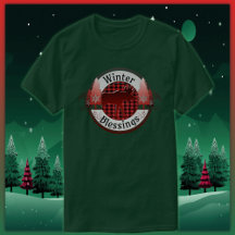 Bénédiction d'hiver Plaid Insigne d'orignal