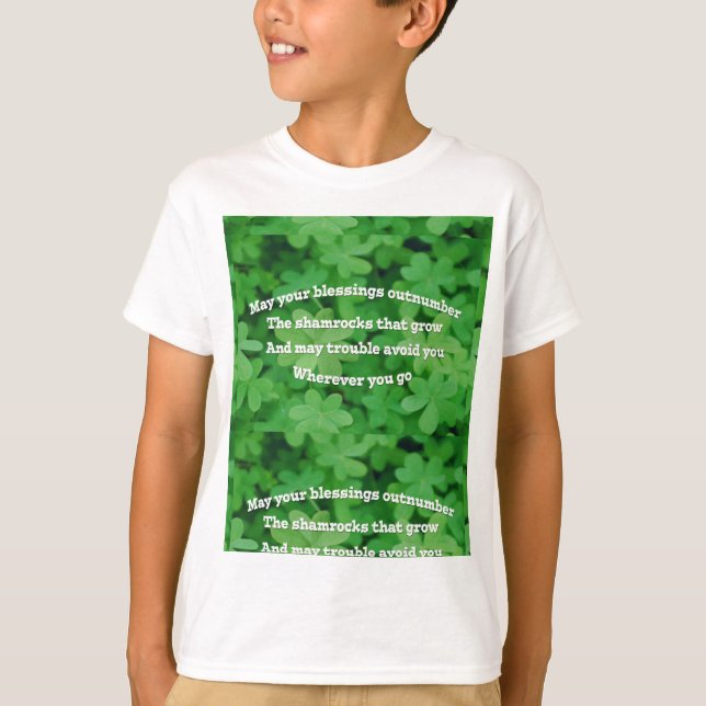 T-shirt Bénédiction irlandaise (Devant)