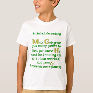 T-shirt Bénédiction irlandaise pour longue vie