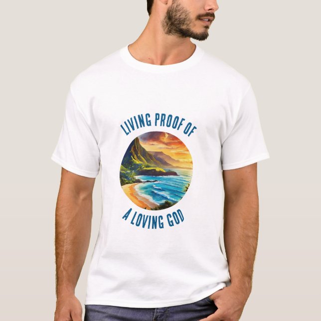 T-shirt Bénédictions de Kauai : Embrassez l'amour divin (Devant)