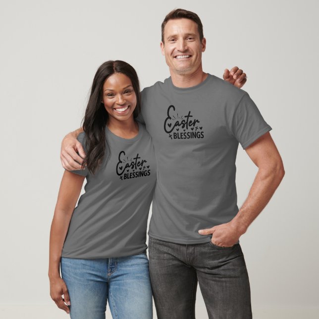 T-shirt Bénédictions de Pâques chrétiennes  (Unisexe)