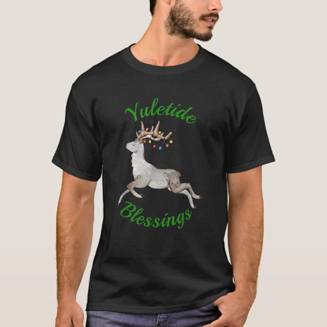 T-shirt Bénédictions de Yuletide Solstice d'hiver Noël  (Devant)