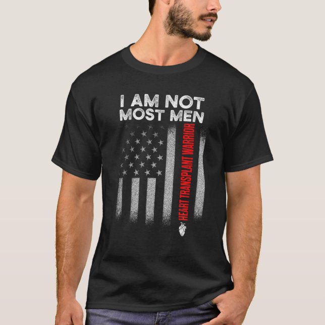 T-shirt Bénéficiaire de la transplantation cardiaque Ameri (Devant)