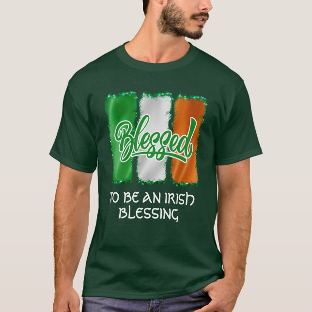 T-shirt BÉNÉFICIÉ D'ÊTRE UN IRLANDAIS BÉNÉFICIANT DE LA St (Devant)