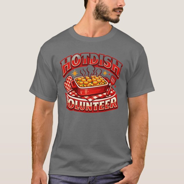 T-shirt Bénévole HOTDISH (Devant)